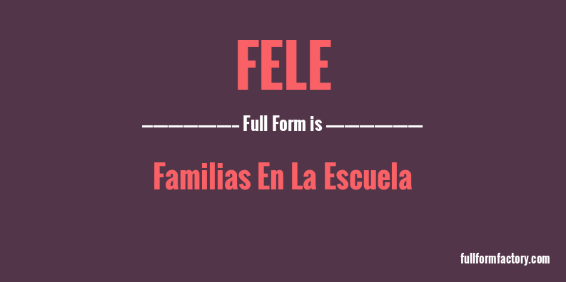 fele-full-form