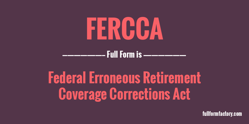 fercca-full-form