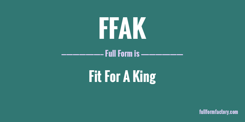 ffak-full-form
