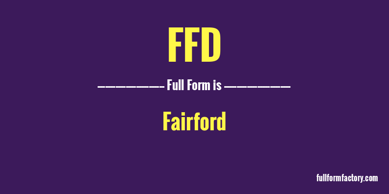 ffd-full-form
