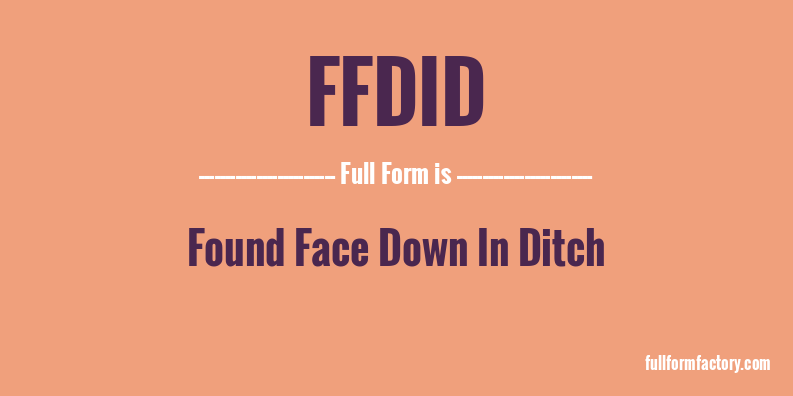 ffdid-full-form