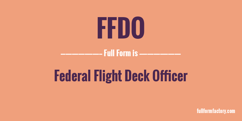 ffdo-full-form