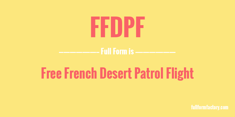 ffdpf-full-form