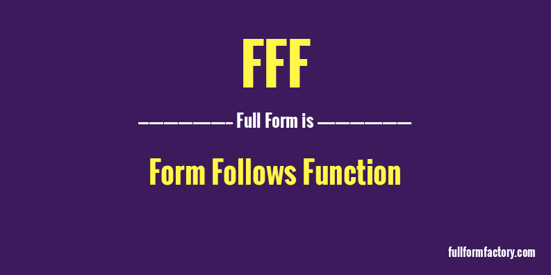 fff-full-form