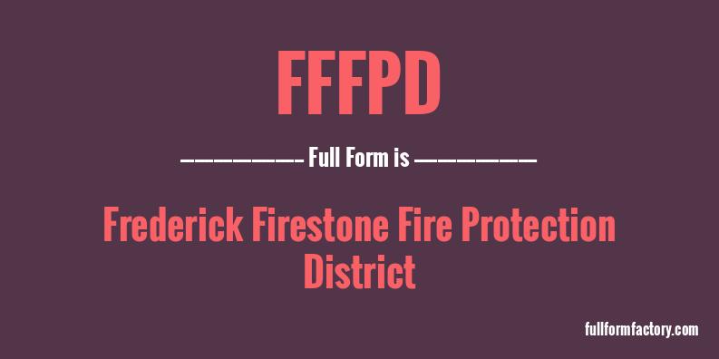 fffpd-full-form