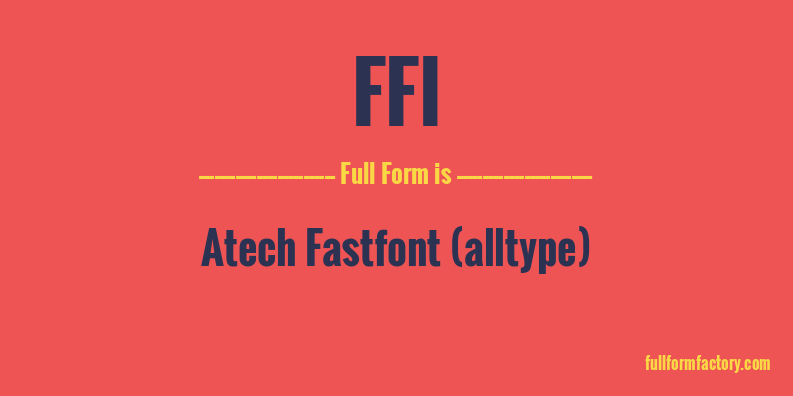 ffi-full-form