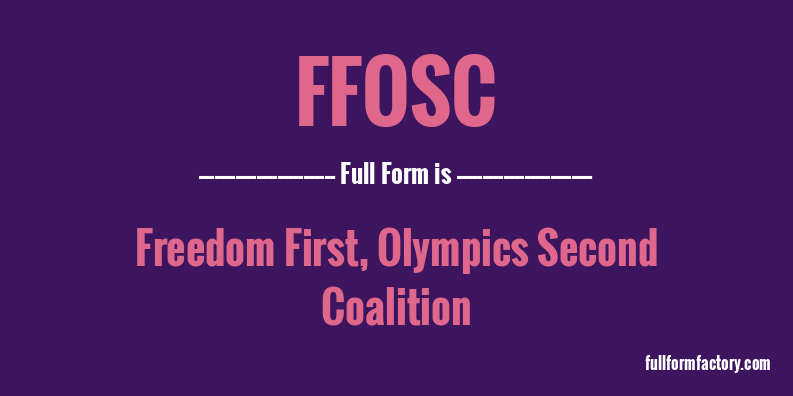 ffosc-full-form