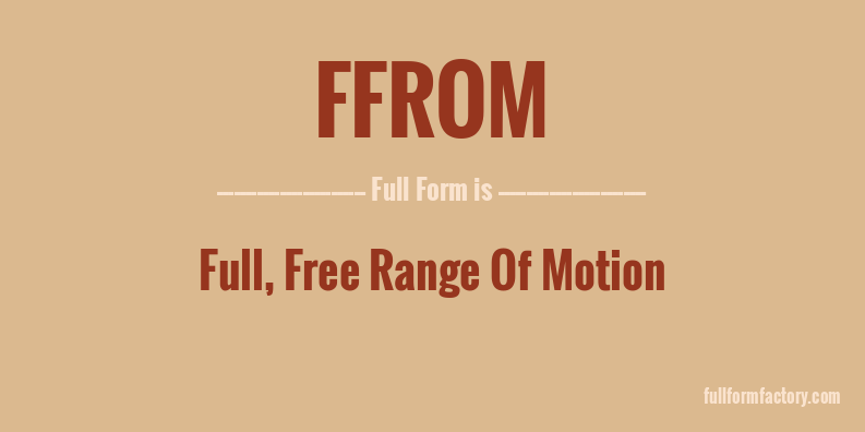 ffrom-full-form