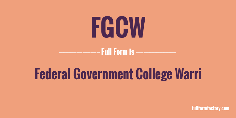 fgcw-full-form