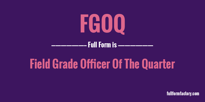 fgoq-full-form