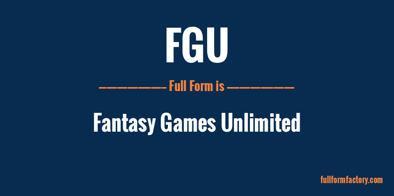 fgu-full-form