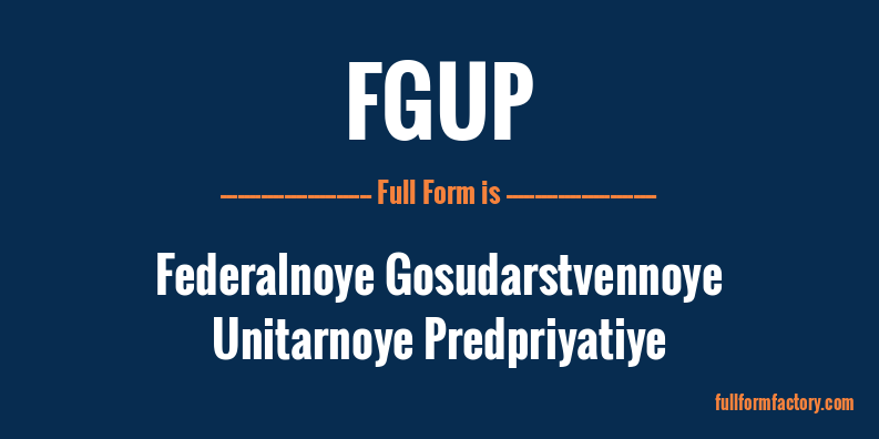 fgup-full-form