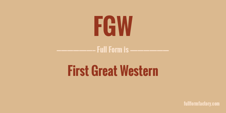 fgw-full-form