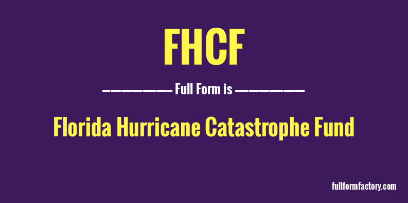 fhcf-full-form