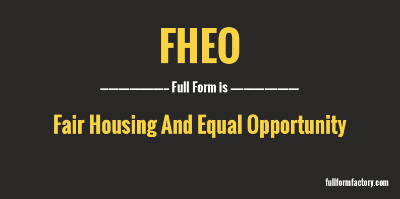 fheo-full-form