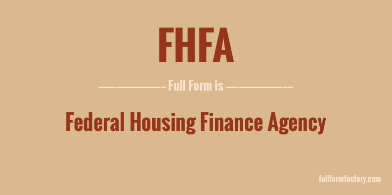 fhfa-full-form