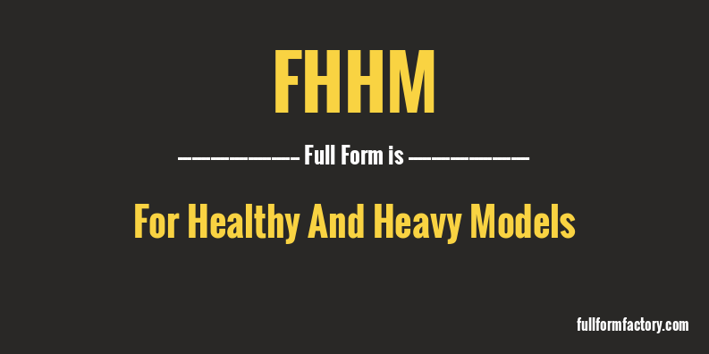 fhhm-full-form