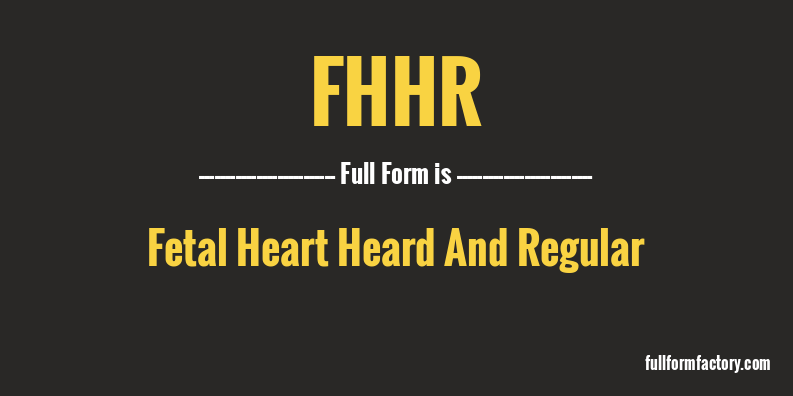 fhhr-full-form