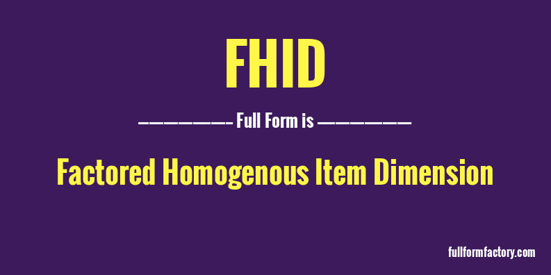 fhid-full-form