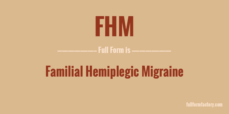 fhm-full-form