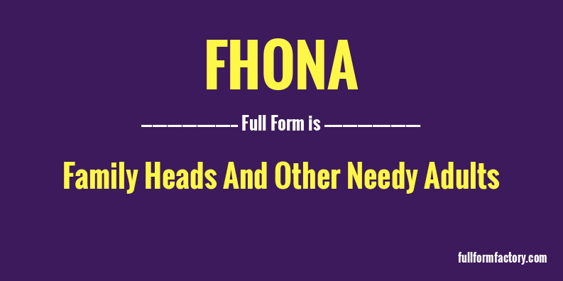 fhona-full-form