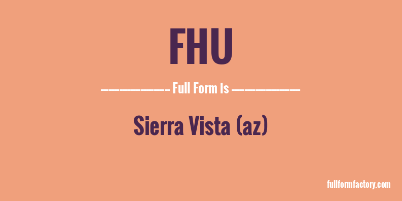 fhu-full-form