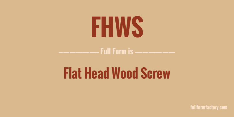 fhws-full-form