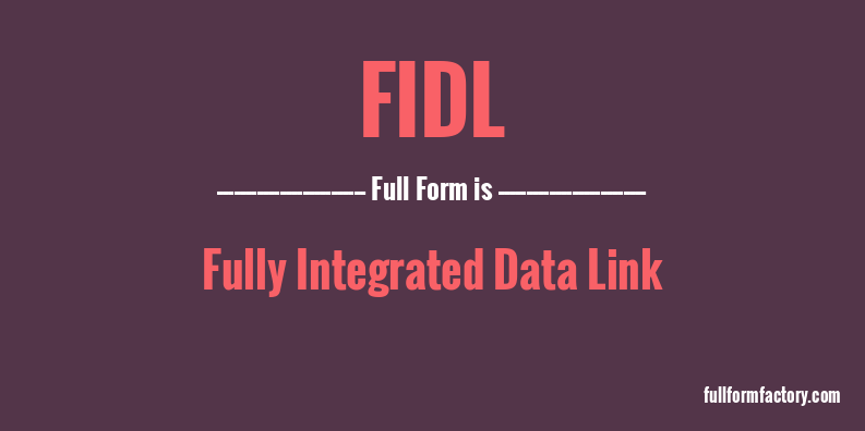fidl-full-form