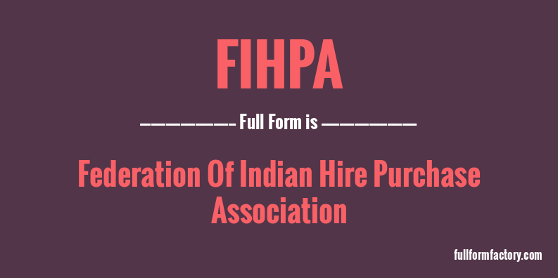 fihpa-full-form