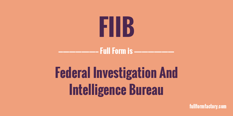 fiib-full-form