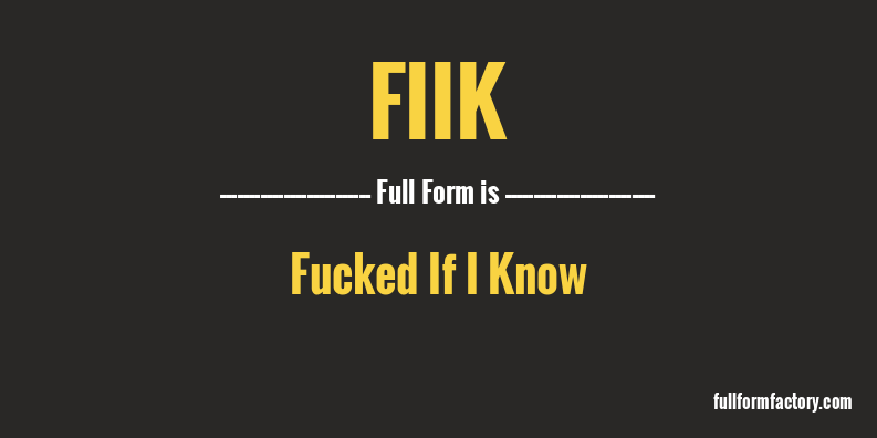 fiik-full-form