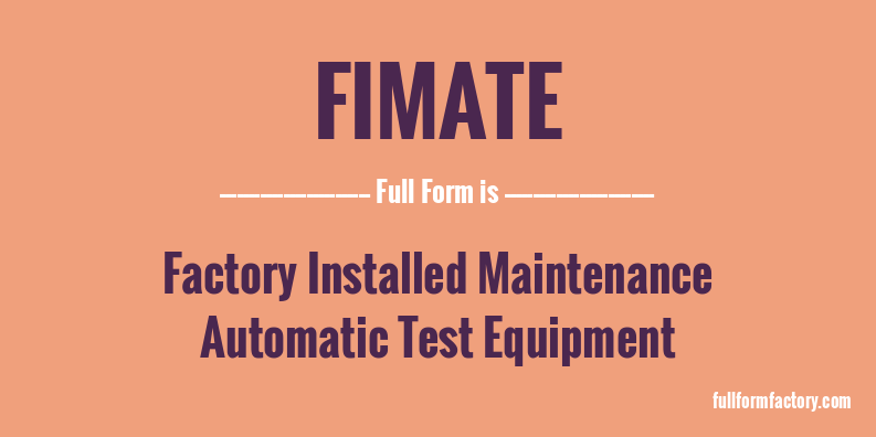 fimate-full-form