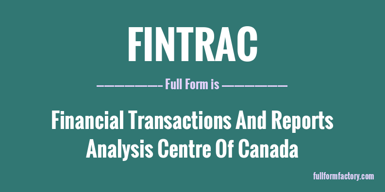 fintrac-full-form