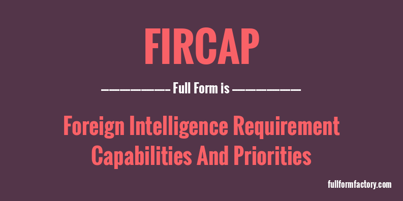 fircap-full-form