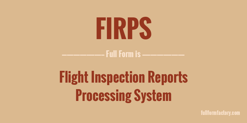 firps-full-form