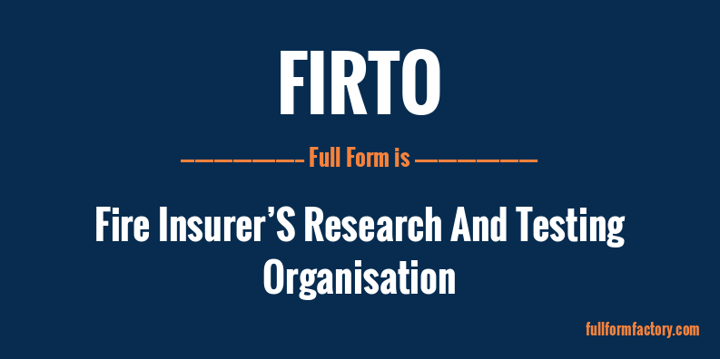 firto-full-form
