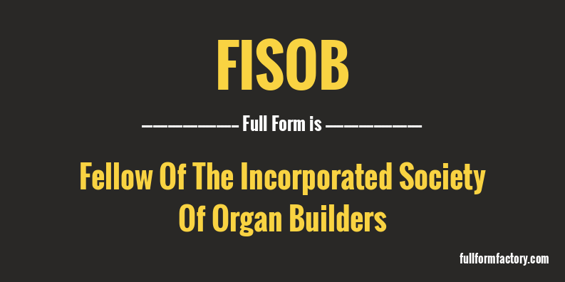 fisob-full-form