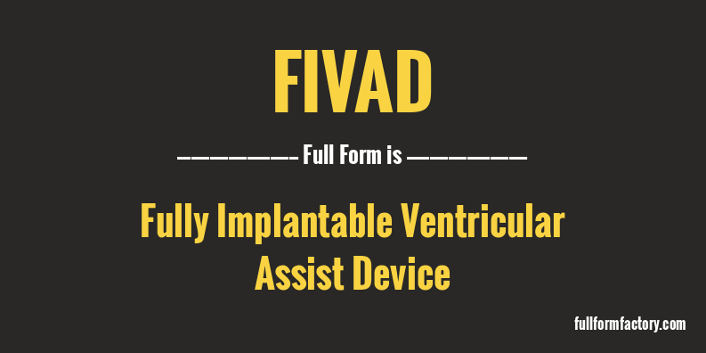 fivad-full-form
