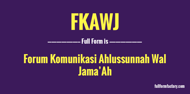 fkawj-full-form