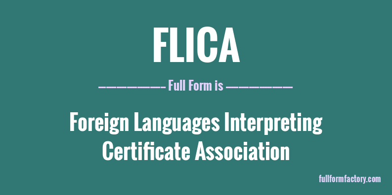 flica-full-form