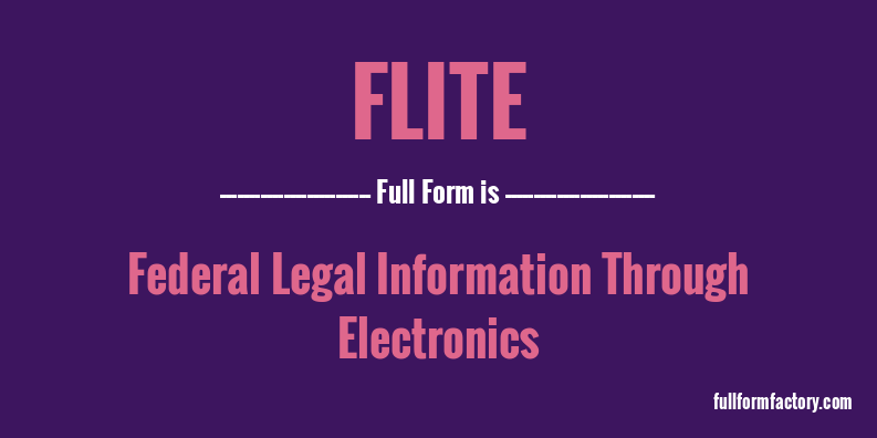 flite-full-form