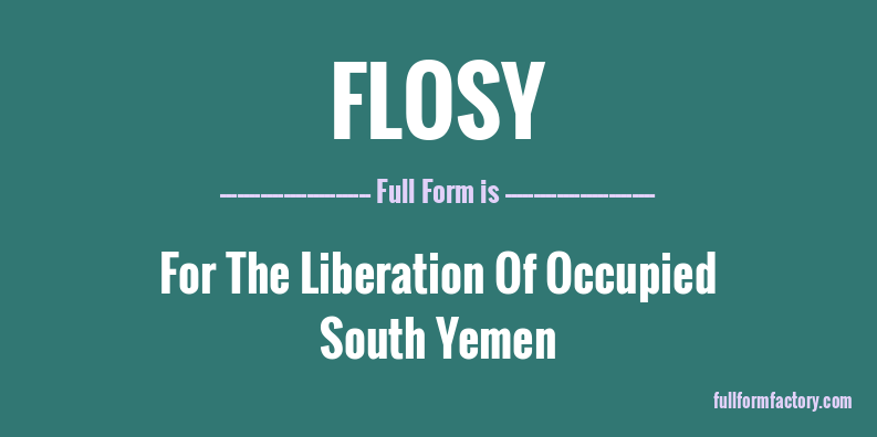 flosy-full-form