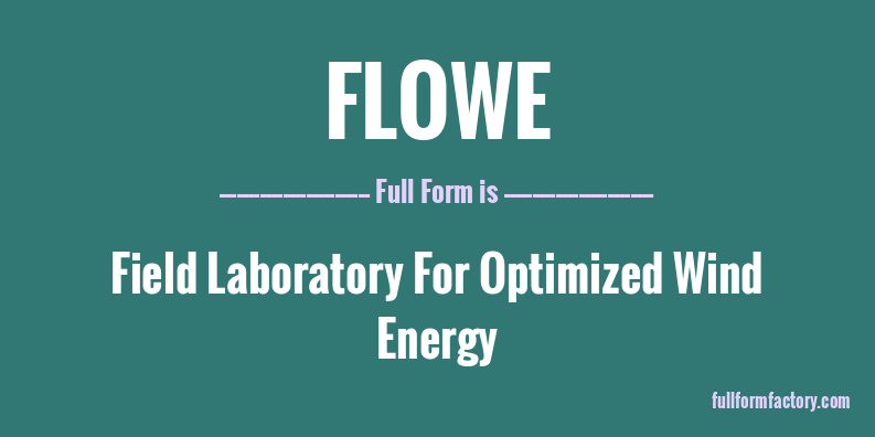 flowe-full-form