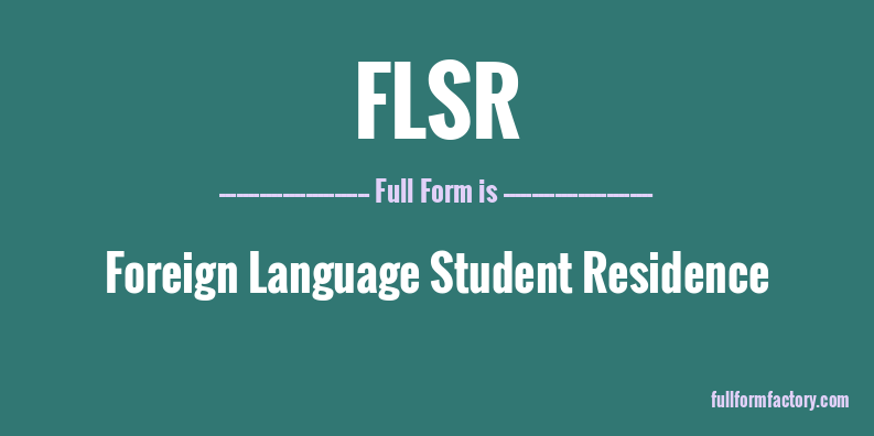 flsr-full-form