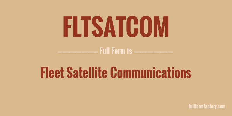 fltsatcom-full-form