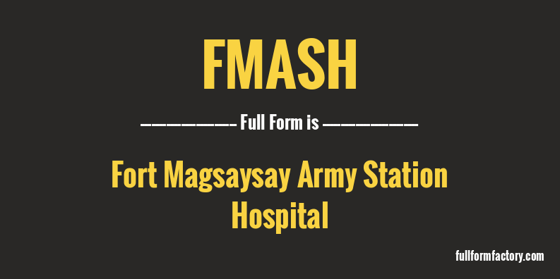 fmash-full-form