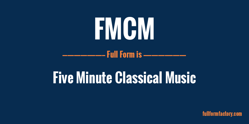 fmcm-full-form