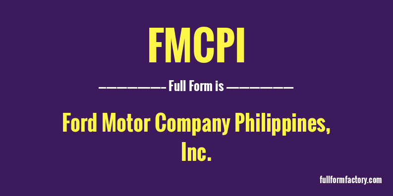 fmcpi-full-form