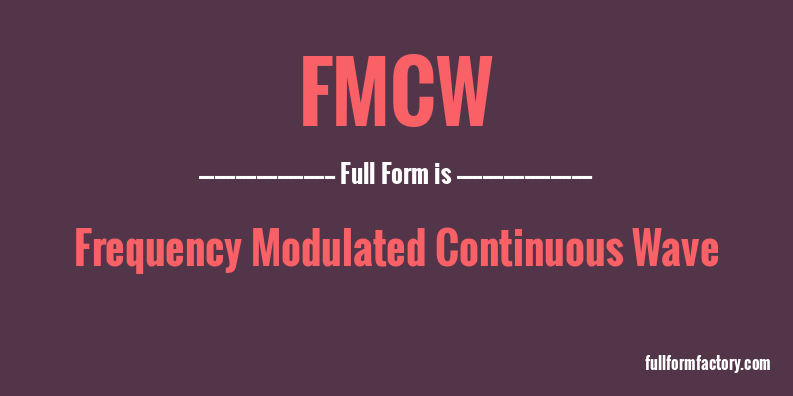 fmcw-full-form