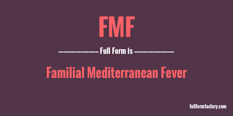 fmf-full-form